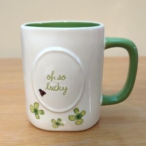 Oh So Lucky Rae Dunn Ceramic Mug